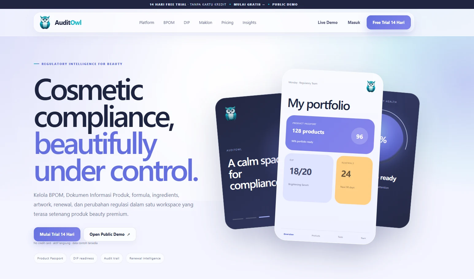 Screenshot AuditOwl